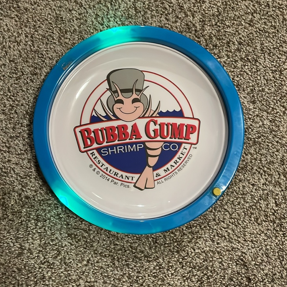 Light Up Bubba Gump Plate